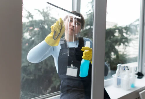 Nettoyage de vitres intérieures et extérieures à Bellevaux